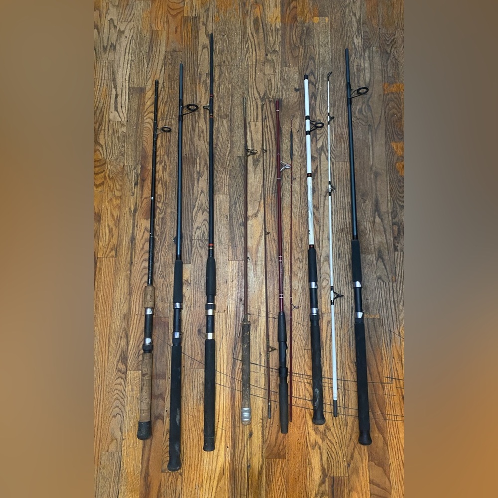 FOR PARTS or REPAIR Shimano, Daiwa, Streamstar, & More Fishing Pole Rods